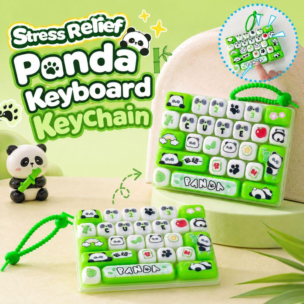 Key Button Keyboard Squeeze Toy 26 Keys Bookbag Pendant  For Adults,Teenagers,Kid