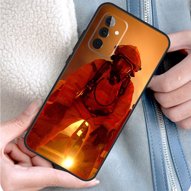 

Firefighter Fire Fireman Phone Case For Samsung Galaxy A34 A54 A14 A53 A33 A13 A12 A32 A52 A15 A25 A35 A55 A71 A51 Samsung A25