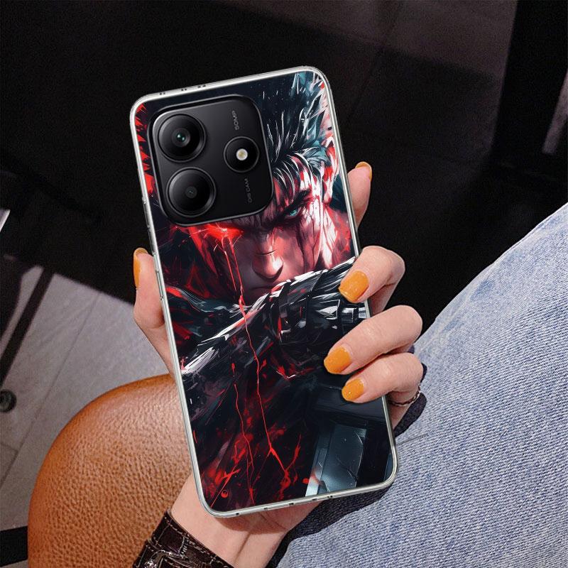 G-Guts B-Berserks Anime Phone Case For Xiaomi Redmi Note 15 14 13 12S 12 11 Pro Plus 14S 11S 11E 10 10S 11T 5G Personalized Cove