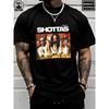 Herrar 100% Bomull Shottas Jamaicansk Brottfilm Fan T-shirt, Tungviktig Bomullst-shirt oversized t-shirt t-shirts