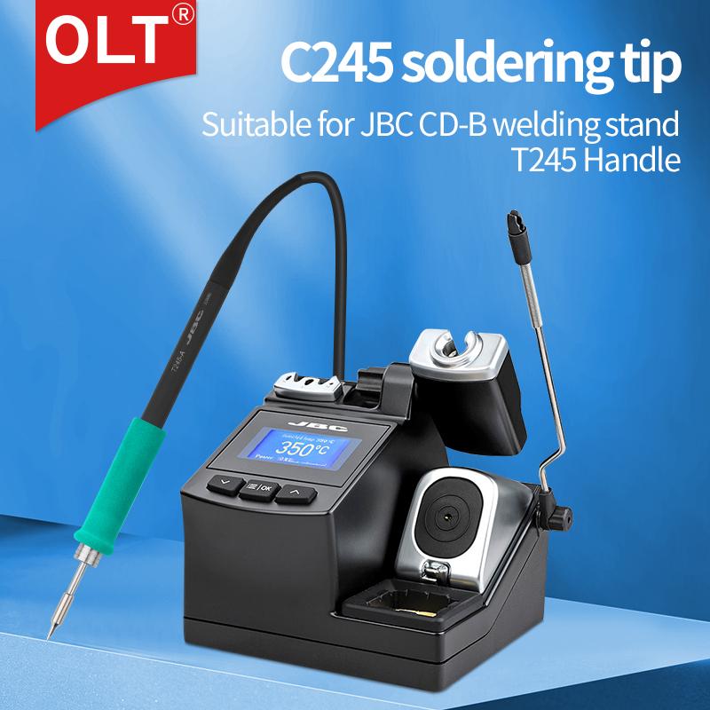 C245 Soldering Tip C245-793 405 965 651 654 667 751 754 731 763 Compatibility JBC T245 Soldering Iron Handle Weldering Tips