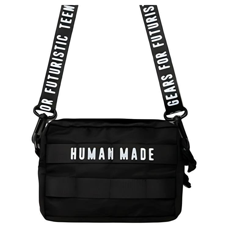 New HUMAN MADE Shoulder Bags Black HM23GD005