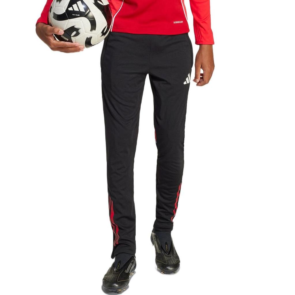 adidas Moderate Kids' Sweatpants Autumn Spring Black/Energy Red JI6499