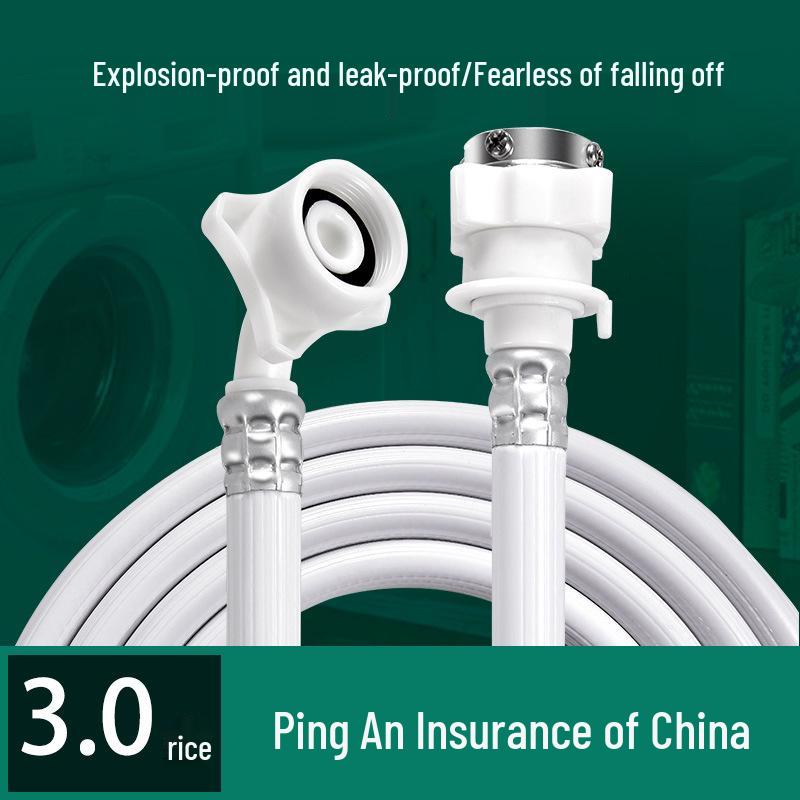 Universal Fully Automatic & Semi-Automatic Washing Machine Inlet/Outlet Hose with All-Purpose Joint