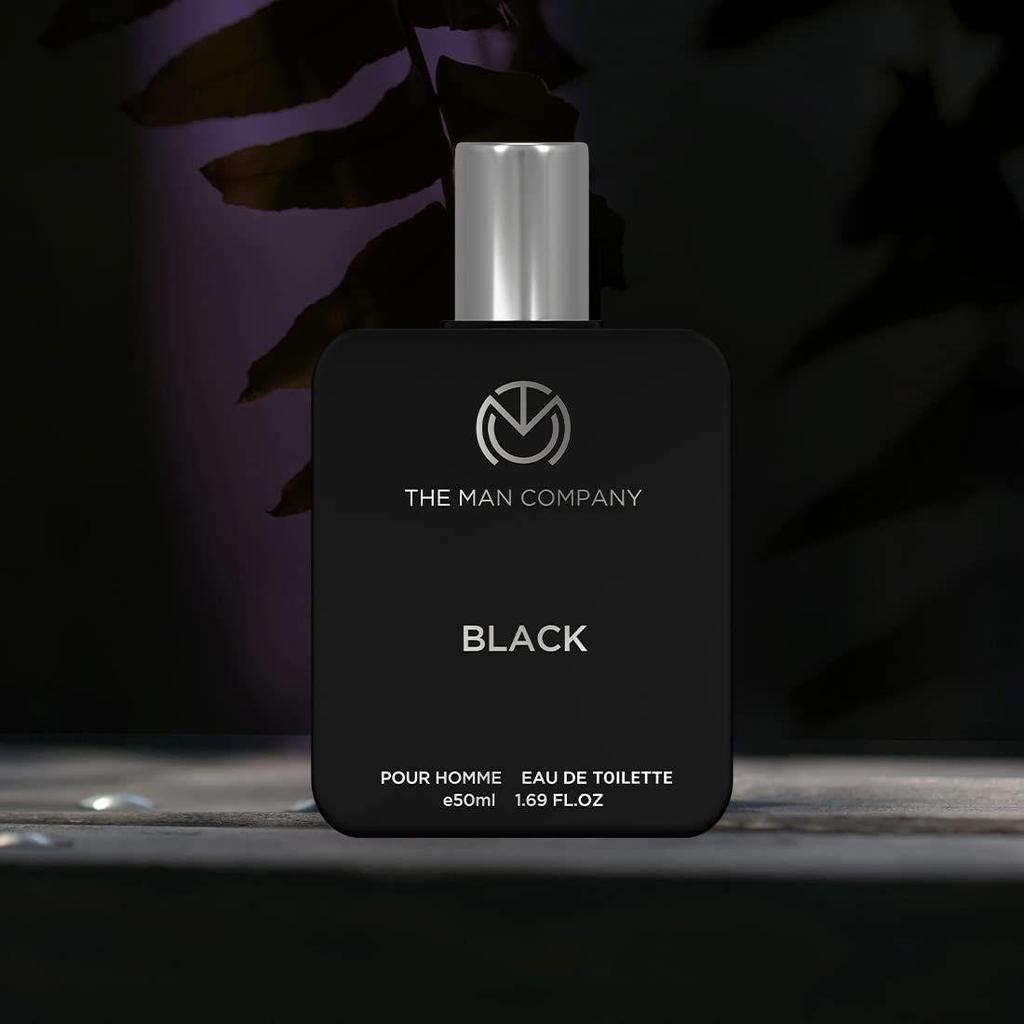 Parfum Black Edt pour homme - 50 ml, spray parfumé longue durée de qualité supérieure, cadeau pour lui - Fresh