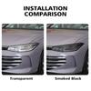 For Passat B9 2025-2025 Smoke Black High Gloss Pre-Cut TPU Car Headlight Protective Film PPF Anti-Scratch Vinyl Wrap Cover Kit
