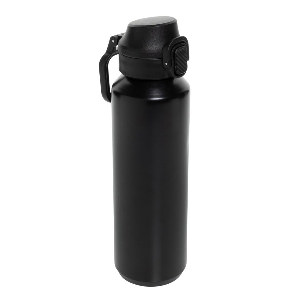 XD Collection Bouteille de sport 600 ml en acier inoxydable recyclé avec verrouillage