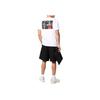Off-White Футболка Caravaggio Paint Slim, белые/черные мужские топы OMAA027C99JER0050110