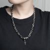 Jewelry Black Forest Necklace With Titanium Chain For Couples Female Decoration