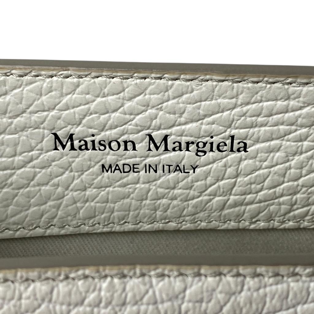 Used Maison MargielaShoulder Bag white leather Women