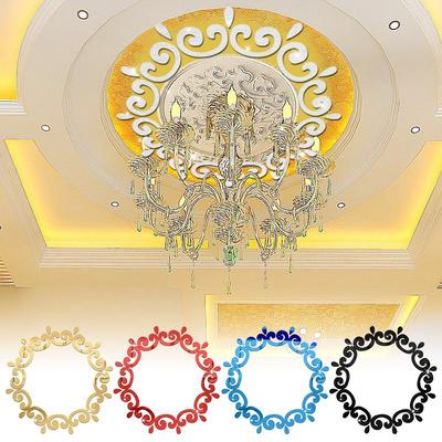 1Pc 3D Decoration Corridors Mural Bedroom Wall Sticker Modern Style DIY Ceilings Self-Adhesive Acrylic Mirror Living Room