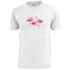 Unisexs Three Flamingos T Shirt Wildlife Wading Bird Vintage Washed Versatile Fashion Unisex Soft Top For Everyday Wear Stylish