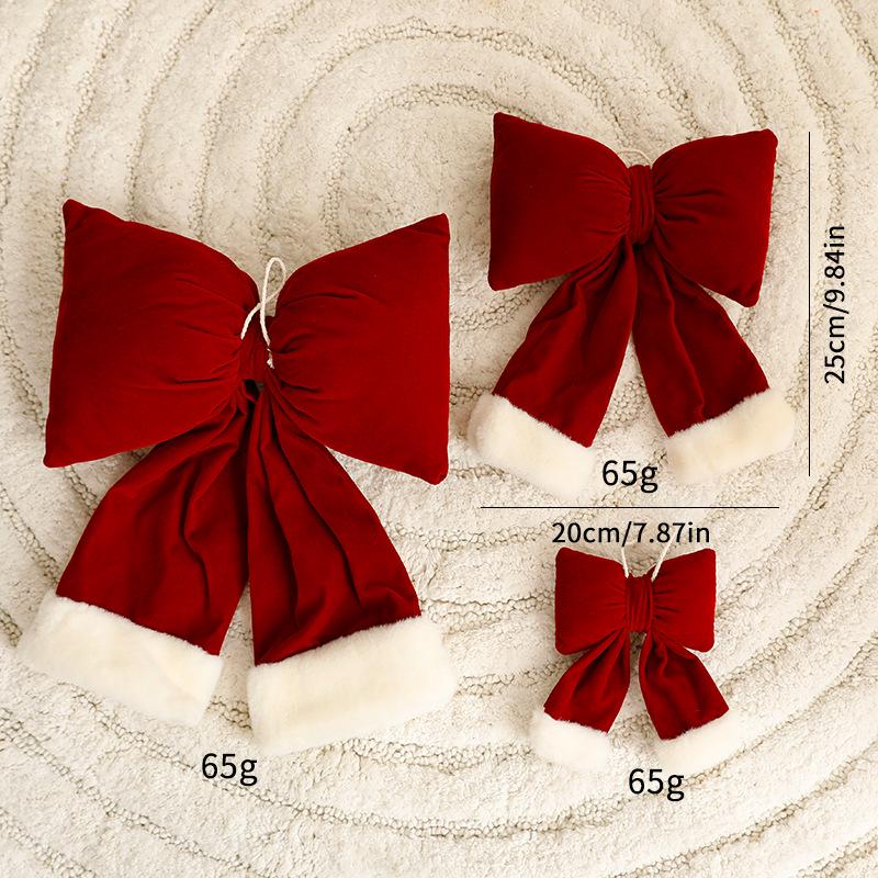 

Красный флокированный расписной елочный шар