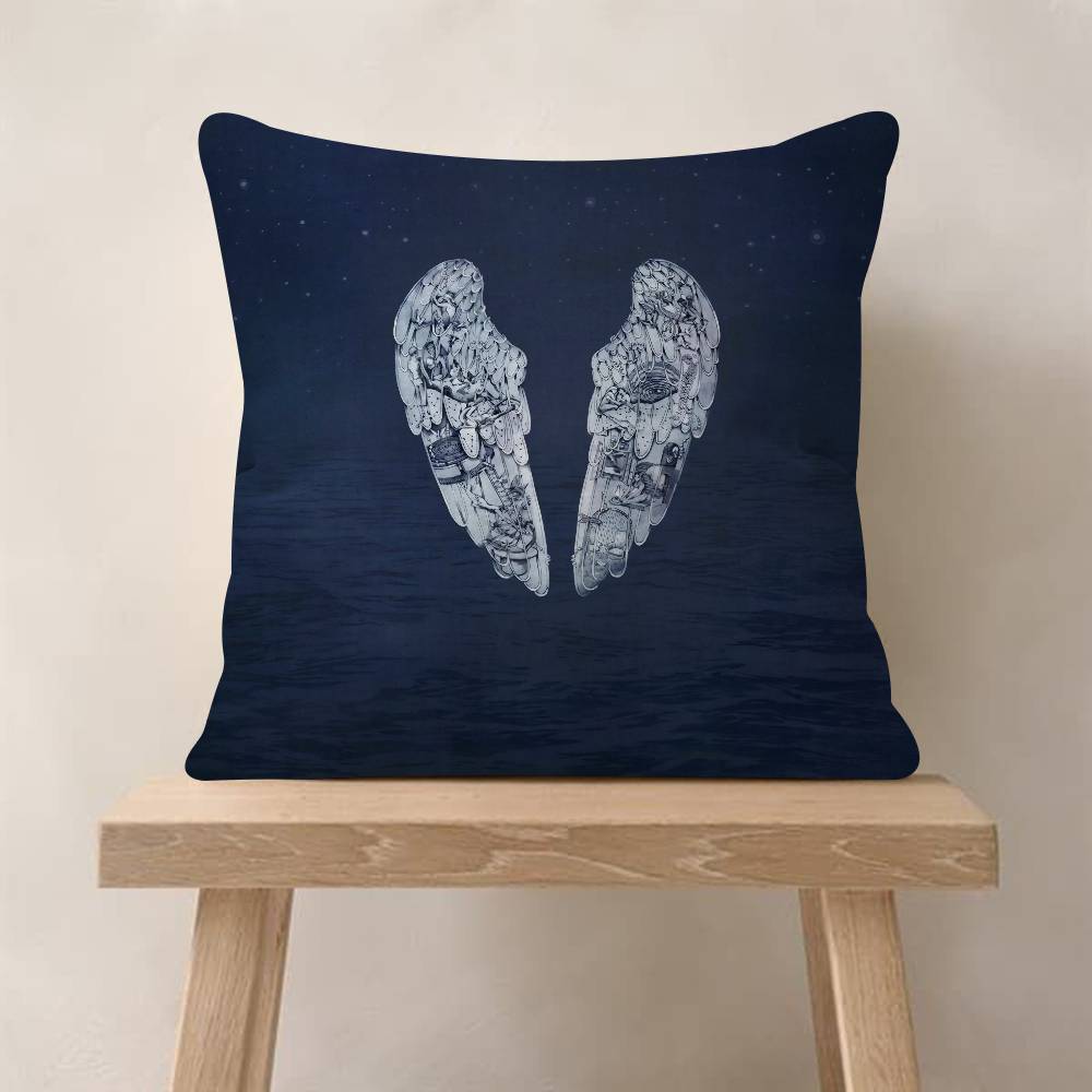 Band CColdplay Moon Music  Cushion Cover Decorative Pillow Sofa Home Decor case pillow cases