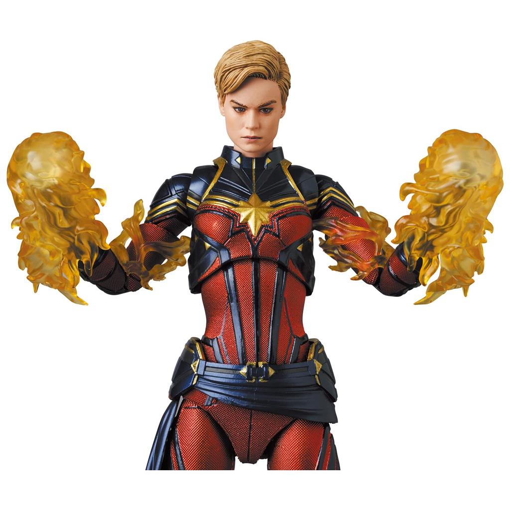 MAFEX CAPTAIN MARVEL Endgame Approximately 150mm Action No.163 Ver. Tall, Pre-painted Figure.