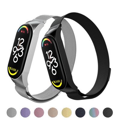 Milanese Loop for Xiaomi Mi Band 7 6 Strap Correa Mi Band 4 Stainless Steel Bracelet Miband6 Band4 for Xiaomi Mi Band 5 3 4 6 7