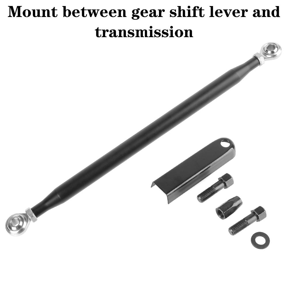 Motorcycle Gear Lever Shift CNC Gear Shift Linkage Lever Aluminum Black Linkage Shifter Fatboy