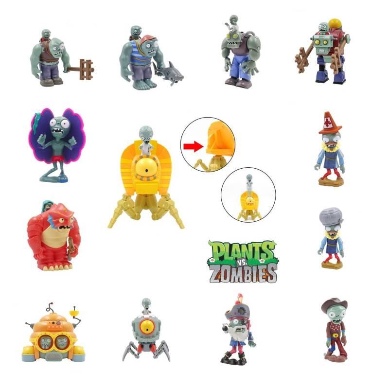 Plantas versus. Zumbis Brinquedo Pirata Gigante Egípcios Figuras Conjunto