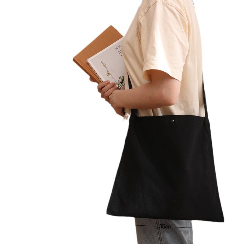 Personalisierte Logo Canvas Messenger Tote - Werbetasche mit großer Kapazität für Ausbildungseinrichtungen