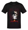 Anime Black Clover Asta Lines Red T Shirt Size S 4xl Gift For Friends