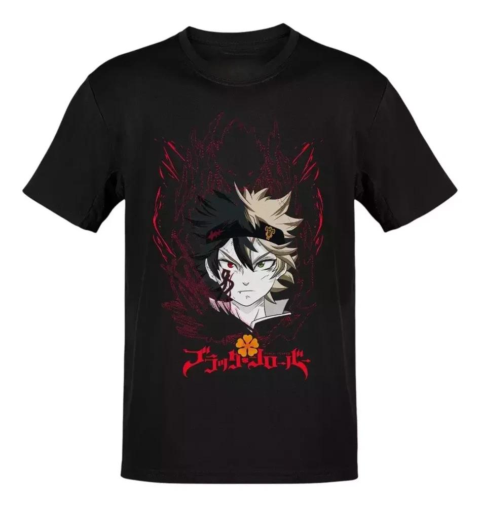 Anime Black Clover Asta Lines Red T Shirt Size S 4xl Gift For Friends