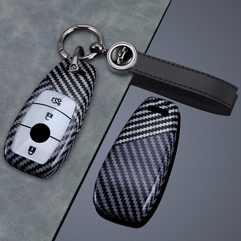 VDPPW1 Hot 2025 3/4 Buttons for Mercedes Benz A C E S G Class GLC CLE CLA GLS AMG W205 W213 W222 Carbon Fiber Car Key Case Cover Shell