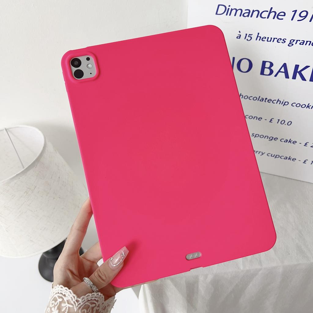 Pro iPad Pro 11 (2024) Pouzdro Soft TPU s povrchem jako kůže pro ochranu tabletu