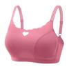 Women Heart Hollow Out Bra Breathable Gathered Bra