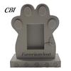 Commemorative Pet Keepsake Tombstone Dog Memorial Stone, with Built-in Photo Card Slot, 3D Butterfly And Ornament Paw Design, Ornament, for