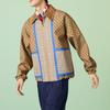 Gucci Reversible Checked Cotton Jacket Jackets & Coats Men's Brown 742829-ZANWQ-2399