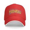 Gorra de Béisbol Retro de Moda Regreso al Futuro Unisex para Mujer Personalizable Ajustable Unisex Marty McFly Hill Valley Gorra de Papá para Exteriores