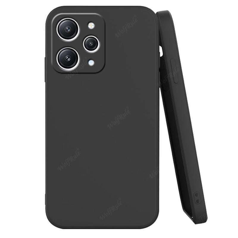 For Xiaomi Redmi 12 Case Cover Redmi 12 Capas Liquid Silicone Shockproof Back Bumper TPU Soft Case Redmi 9T 10 10C 12C 12 Fundas
