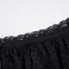 Sweet Girl Lace Patchwork Layered Mini Skirt with Bow - European & American Style