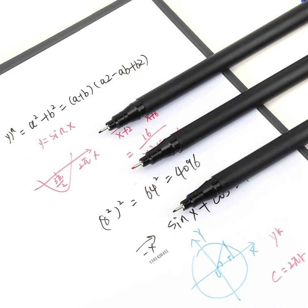 3 Colors 0.5mm Dry Erase Markers Erasable Whiteboard Marker Pen Office School White Board Art Marker Stationery Extra Fine Tip