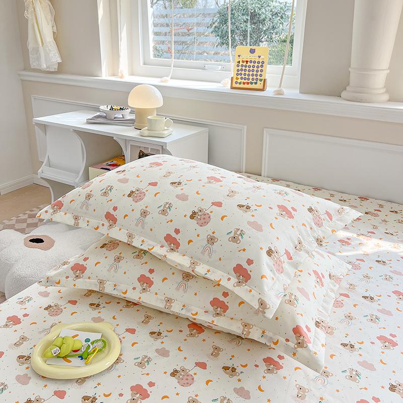 Pillowcase Cartoon Style Pillow Cover Printed Pillowslip 2pcs or 1pcs Rectangle Cushion Cover 48x74cm Pillow Case Funda Almohada High Quality