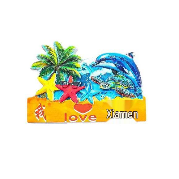 Xiamen Gulangyu Kulturelles Wahrzeichen Kühlschrankmagnet Souvenir