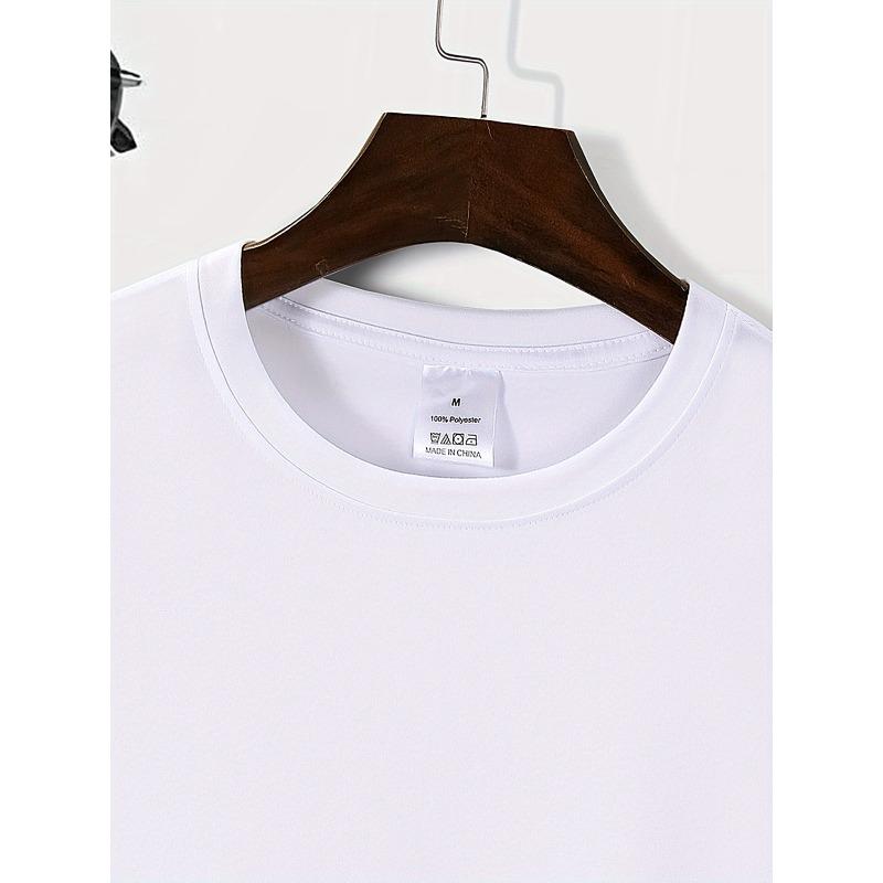 European Sizes Men'S Casual Short-Sleeve Round Neck T-Shirt