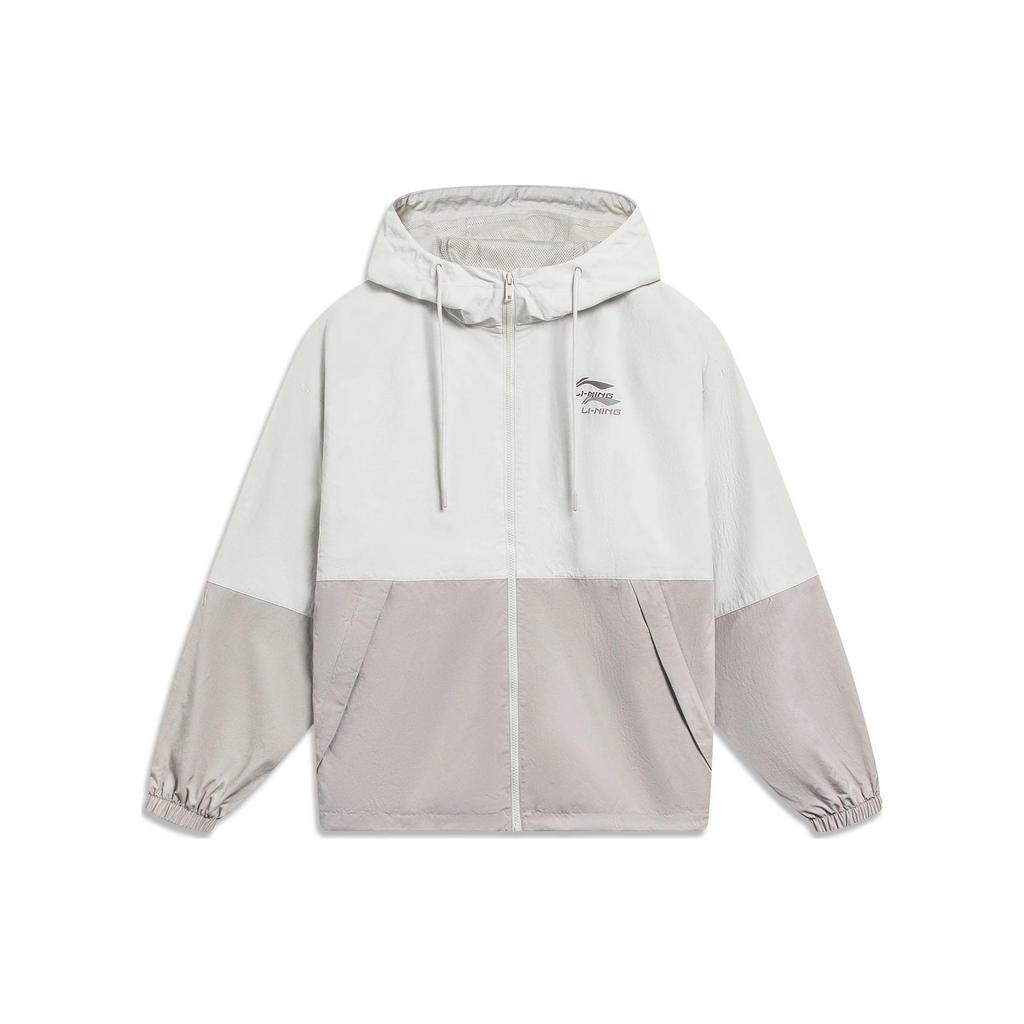 Li Ning Sports Fashion Collection Jacket Unisex Silver Birch Gray AFDT523-2