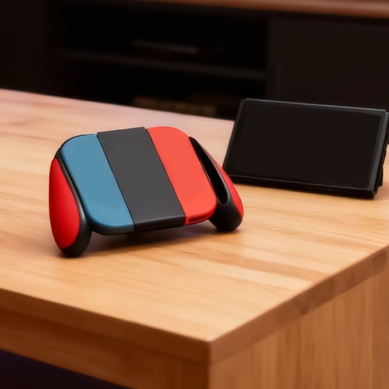 Ergonomic Gaming Grip For Secure  Connection Enhances Control Precisions Portable Design Comfortable Handheld Experience