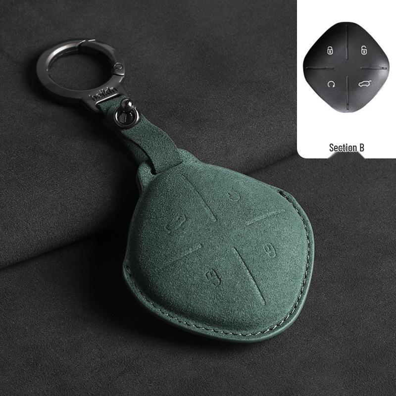 Jetour X70/X70Coupe/X90/X95 Premium Suede Key Case & Buckle