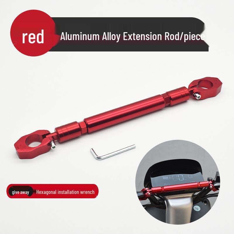 Enhanced Motorcycle Crossbar Balance Handlebar Extension Rod