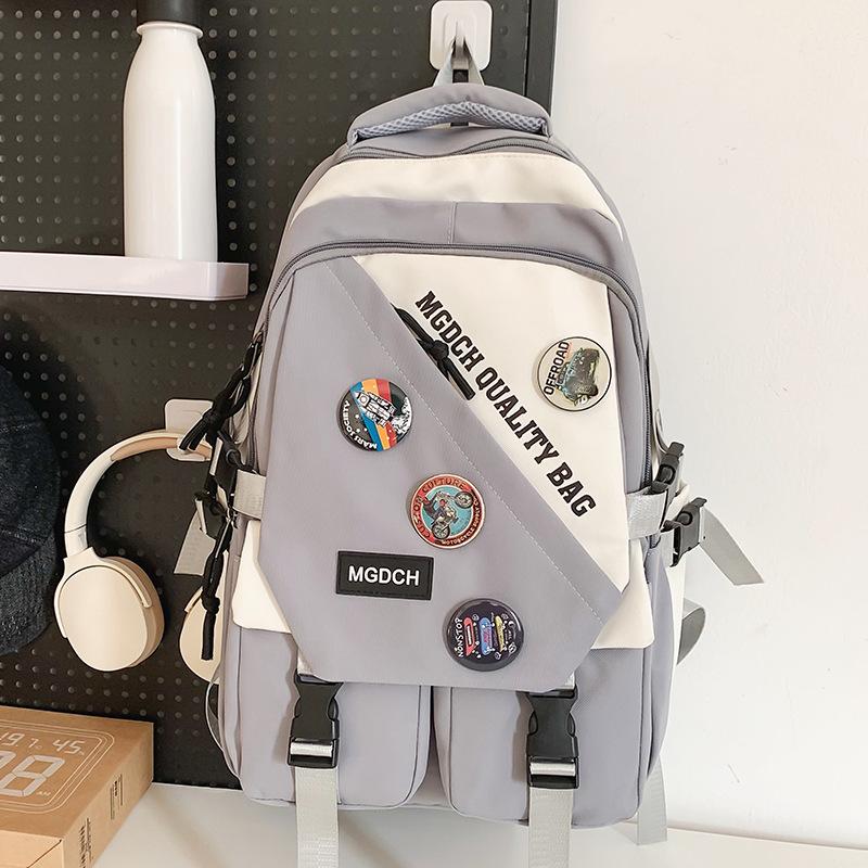 Schoolbags College Students Girls High School Students Burgundy Men Backpacks Junior High School Students Elementary School Students