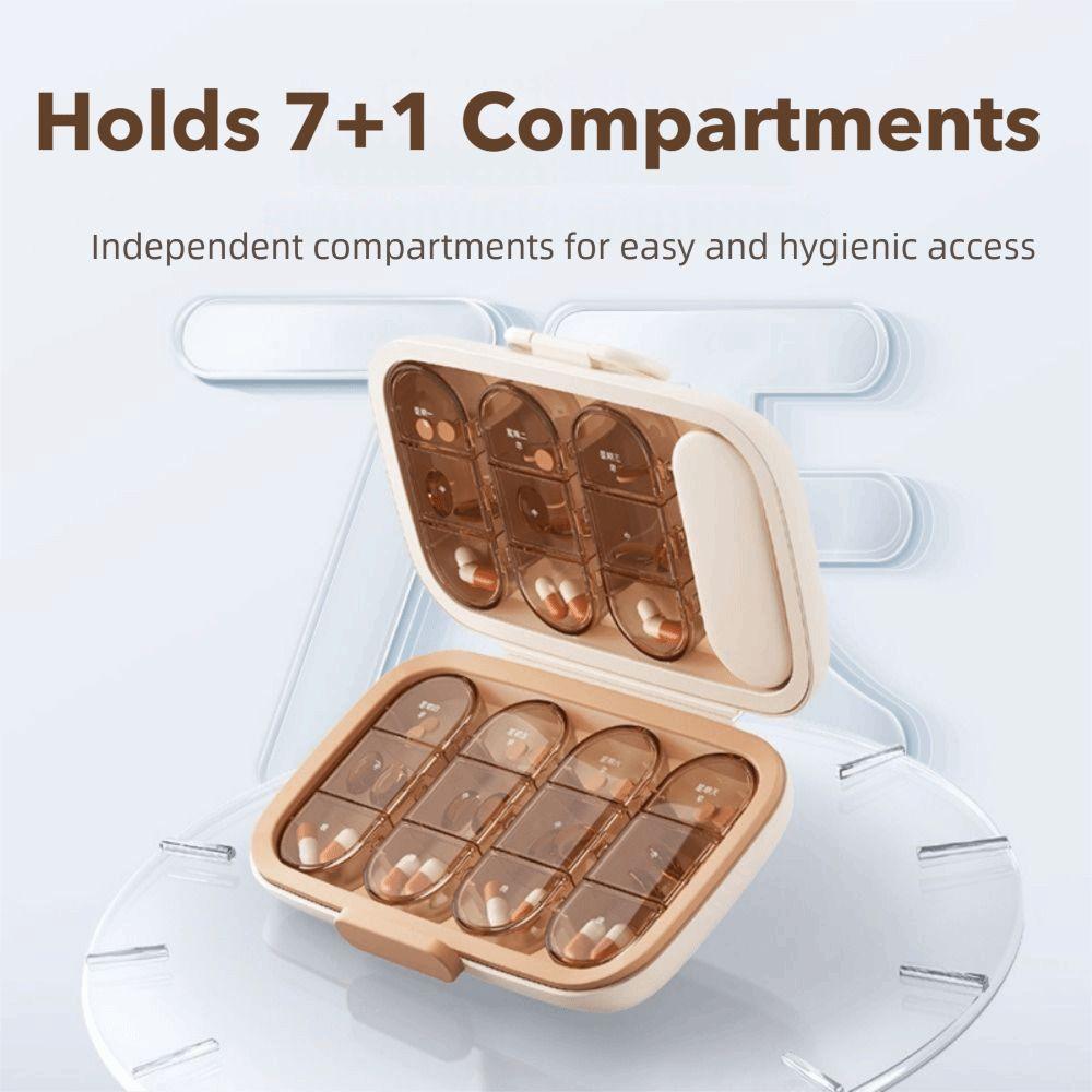 Waterproof Pill Case Large Capacity Medicine Storage Box Medicine Storage Containers  Household