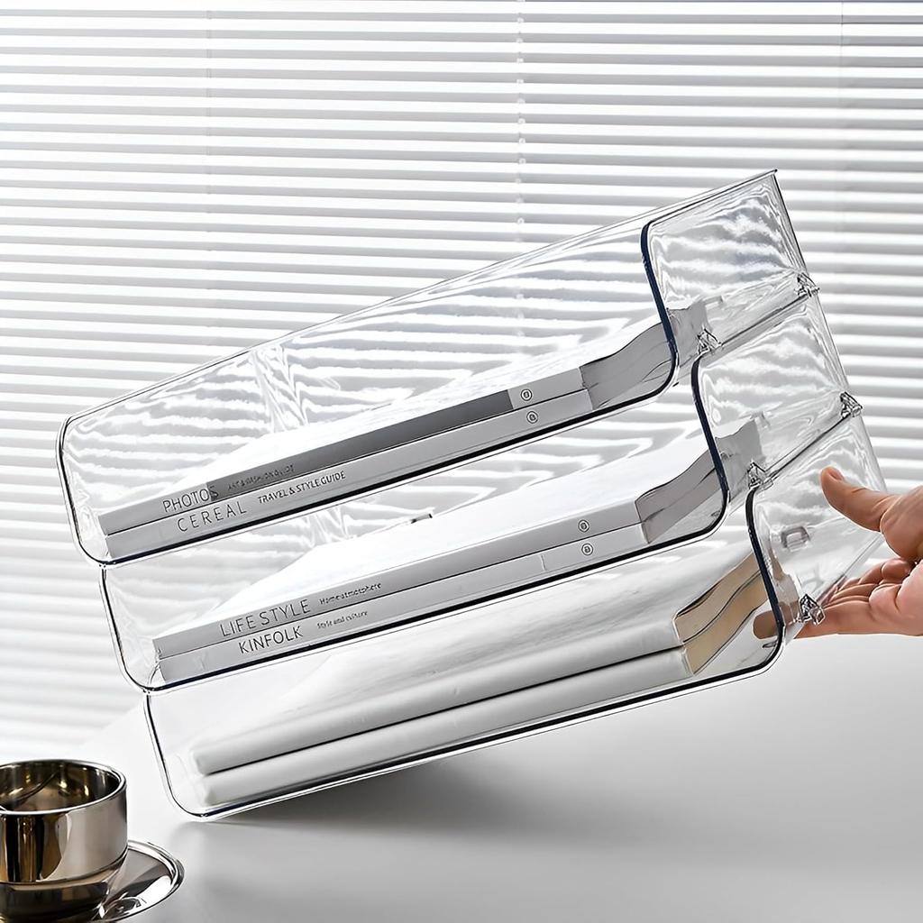 Wallfire Document 4 Vertical Document Letter Tabletop Storage Letter Document Document A4 Document Organizing Stationery Office Organization Case,