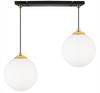 Hangende Plafondlamp, Bol, Goud, Chroom, Led
