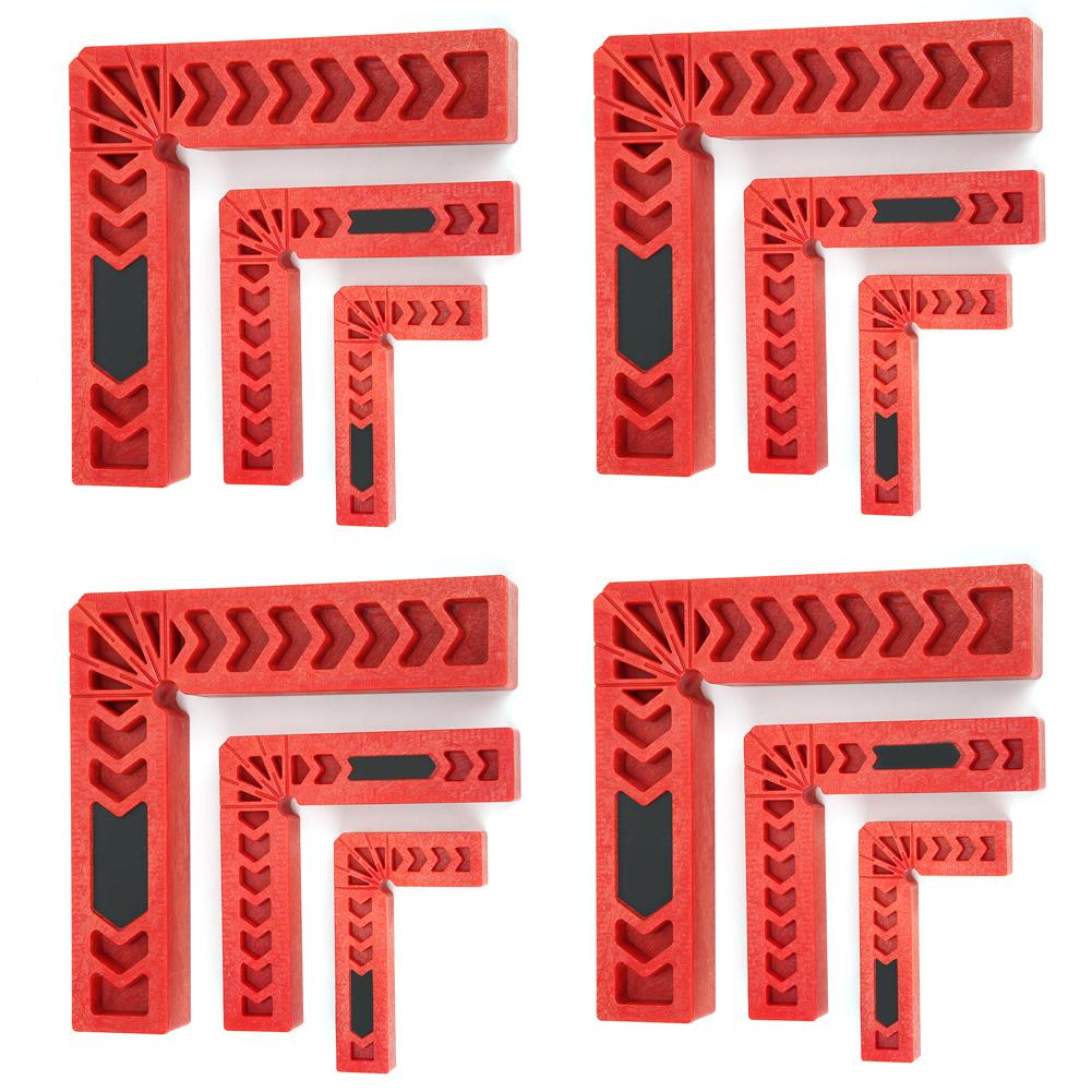 L‑Shaped 90 Degree Right Angle Positioner Woodworking Corner Clamp Carpenter Scribing Tool