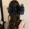 New Mesh Flower Bow Tie Hair Clip for Women Fashion Large Sweet Hairpin Barrettes Headdress Sweet Bride Hair Accessories