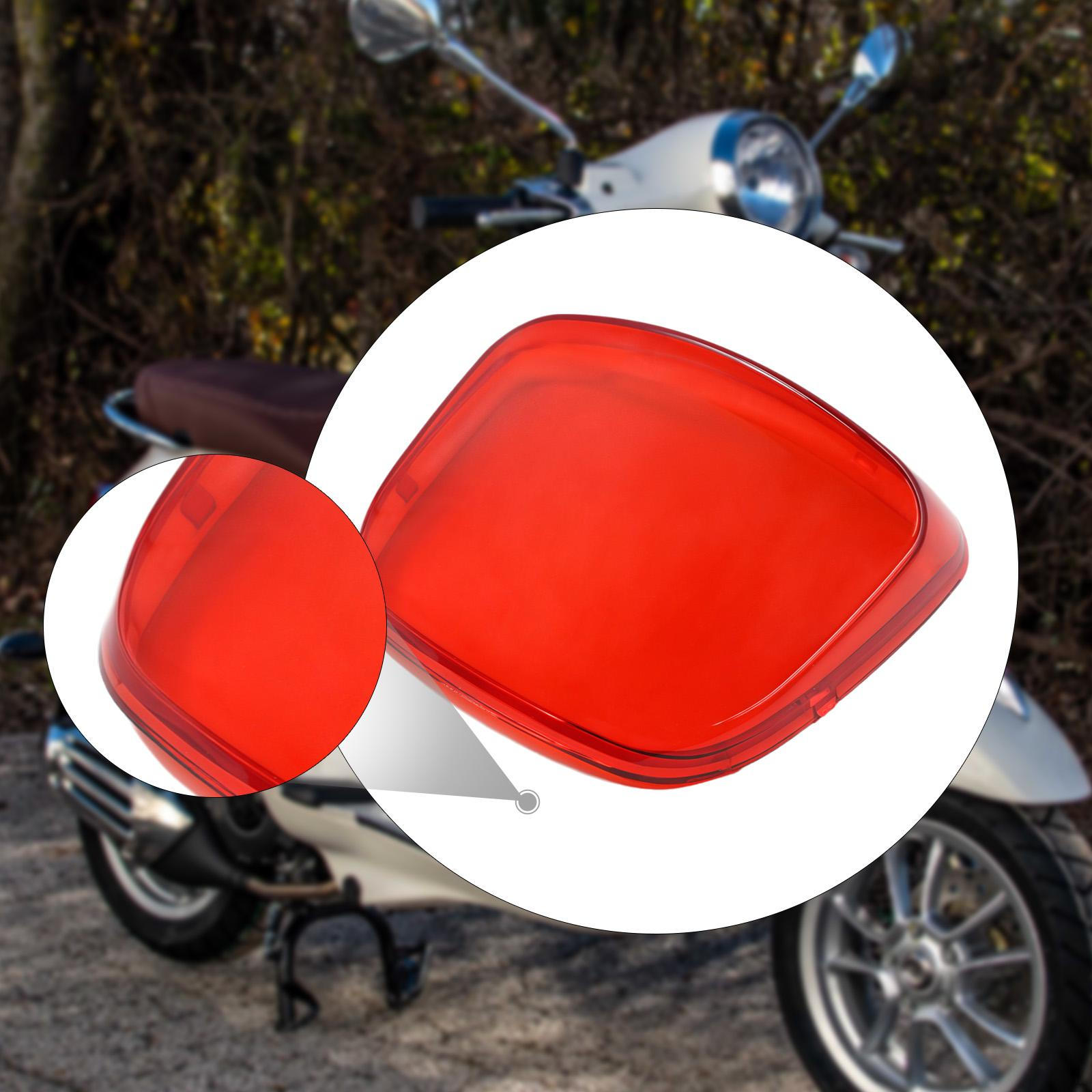 

Rear Tail Lights Easy to Install Sturdy Spare Parts Motorcycle Brake Taillight Cover for Primavera червоний