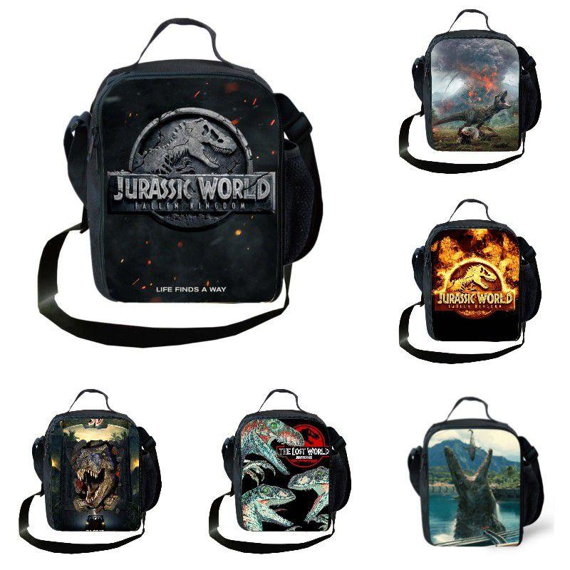 Jurassic Park Dinosaur 3d Lunch Bag For Kids With Tyrannosaurus Rex Print