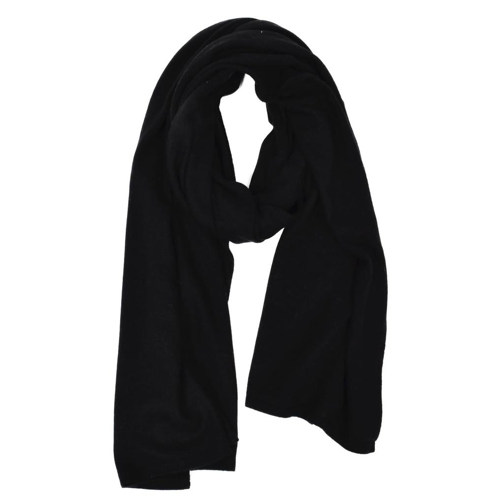 Hayashiguchi Cashmere Knit Large Stole Black 100% (CS1011)